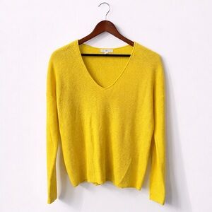 BP Bright Yellow V-Neck Sweater Size XS